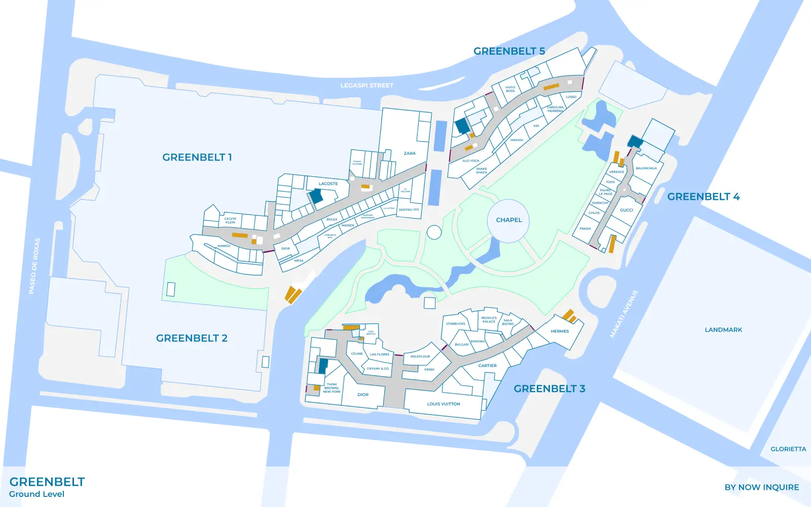 Lorenzo's Way in Greenbelt Location Map