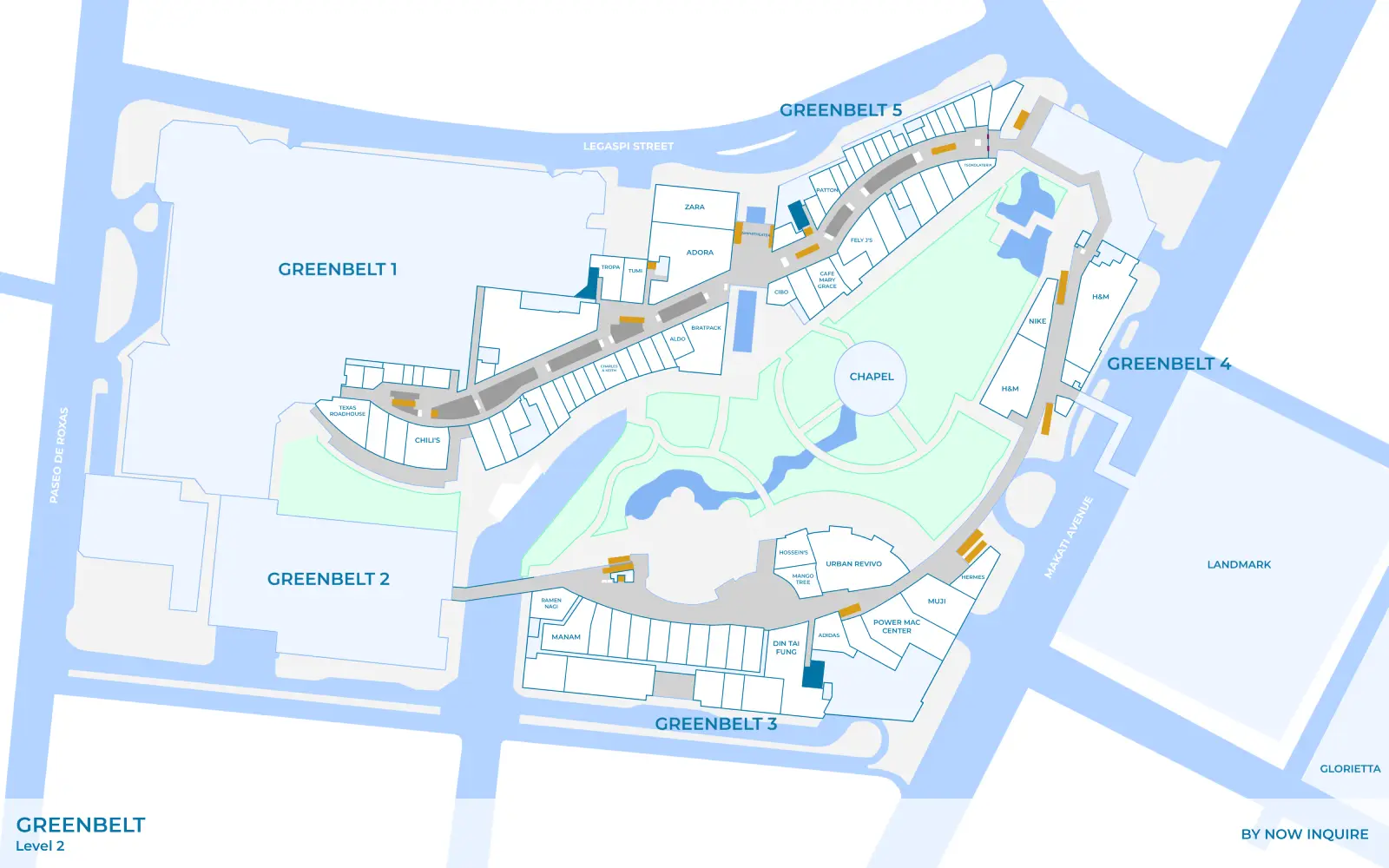 Love Bonito in Greenbelt Location Map