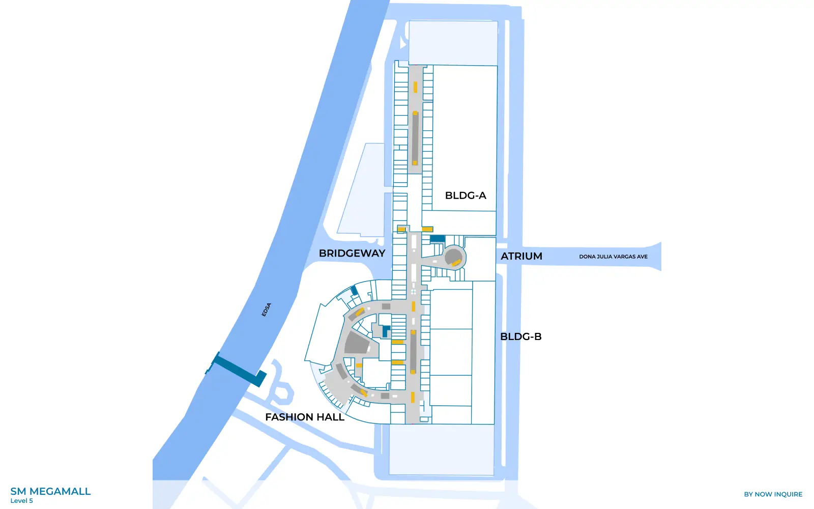 Photoline in SM Megamall Location Map
