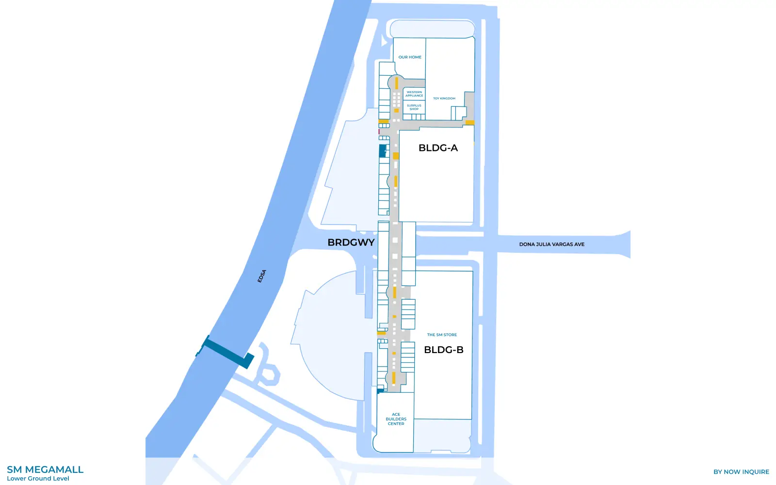 Jb Sports in SM Megamall Location Map